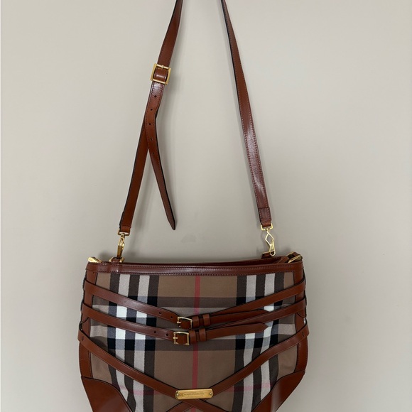 Burberry Brown Checkered Women's Bag - Picture 1 of 6